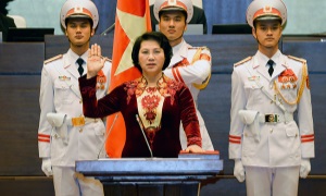 Đồng chí Nguyễn Thị Kim Ngân được bầu giữ chức Chủ tịch Quốc hội